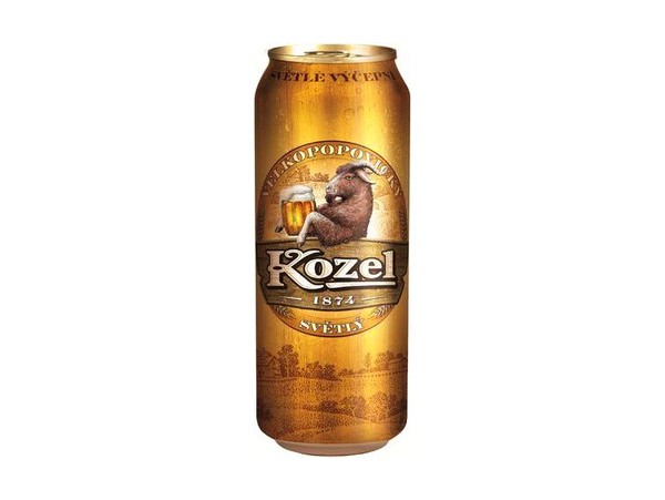 Velkopopovický Kozel светлое пиво 0,5 л